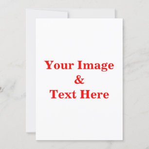 Convite Personalizado Personalizado Sua Própria Fotografi