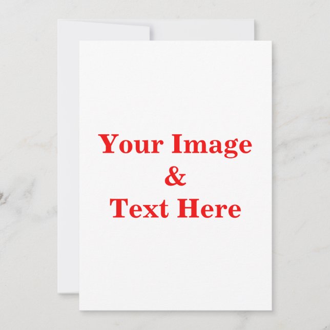 Convite Personalizado Personalizado Sua Própria Fotografia (Frente)