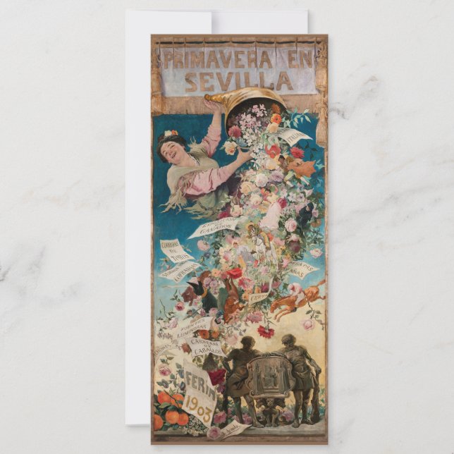 Convite personalizado "Primavera en Sevilla" (Frente)