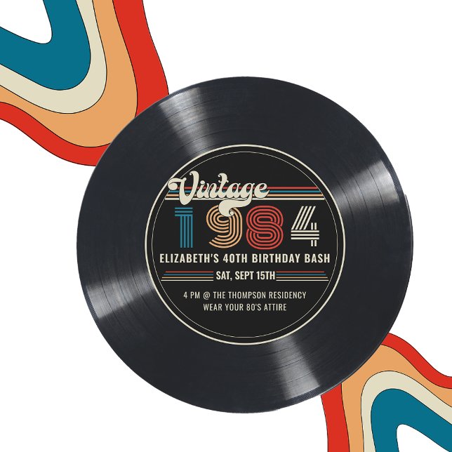 Convite Personalizado Qualquer Idade de Imagem Personaliza (Criador carregado)