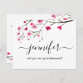 Convite Personalizado será o meu casamento da dama de honr