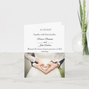 Convite Personalizado Simples Elegante Para Casame