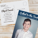 Convite Personalizado Simples para Fotografias do<br><div class="desc">Design é composto por tipografia sans serif e por tipografia cursiva de escrita lúdica sobre um fundo simples. Adicionar uma foto horizontal personalizada. Disponível aqui: http://www.zazzle.com/store/selectpartysupplies</div>