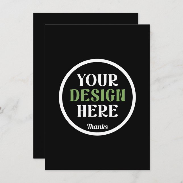 Convite personalizado, único, elegante e minimalista (Frente/Verso)