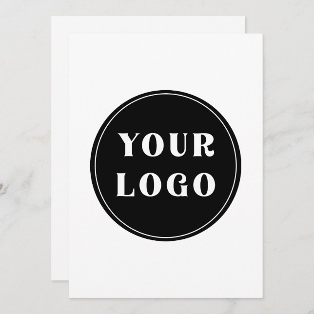 Convite personalizado, único, elegante e minimalista (Frente/Verso)