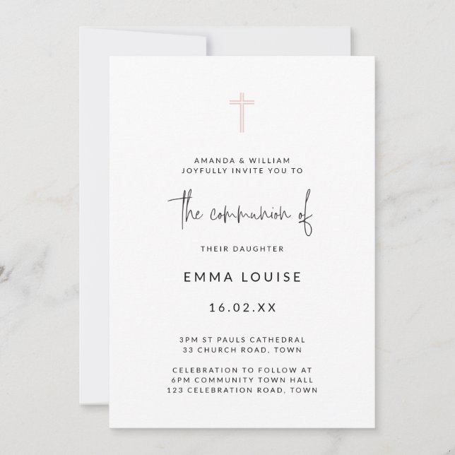 Convite Personalizado V1 para Daniela (Frente)