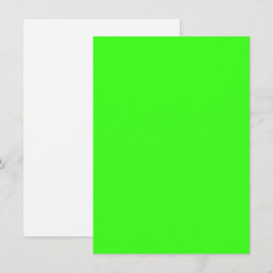 Convite Personalizado Verde Neon
