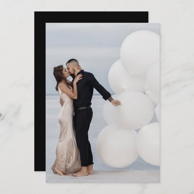 Convite Personalizar Adicionar Foto Própria Casamento Salv (Frente/Verso)