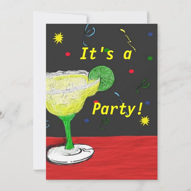 Convite Personalizar é uma festa (Frente)