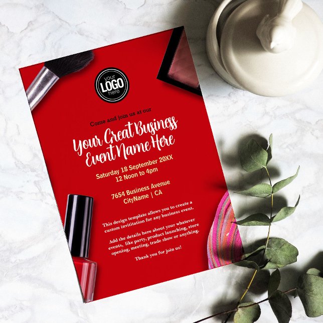 Convite Personalizar empresa | Empresa de maquinação moder (Criador carregado)