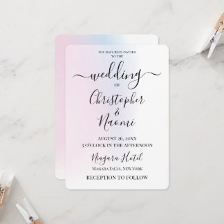 Convite Personalizar Este Fundo De Pastéis Sutil