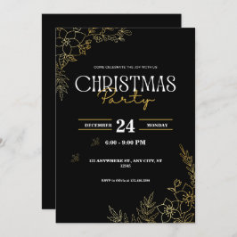 Convite personalizar festa de Natal