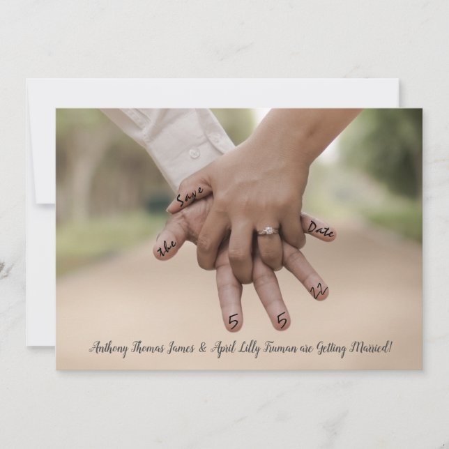 Convite Personalizar Foto Salvar a Data (Frente)