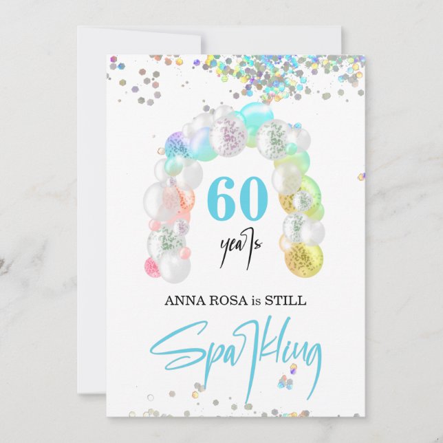 Convite *~* PERSONALIZAR GENÉRICO em qualquer idade Aniver (Frente)