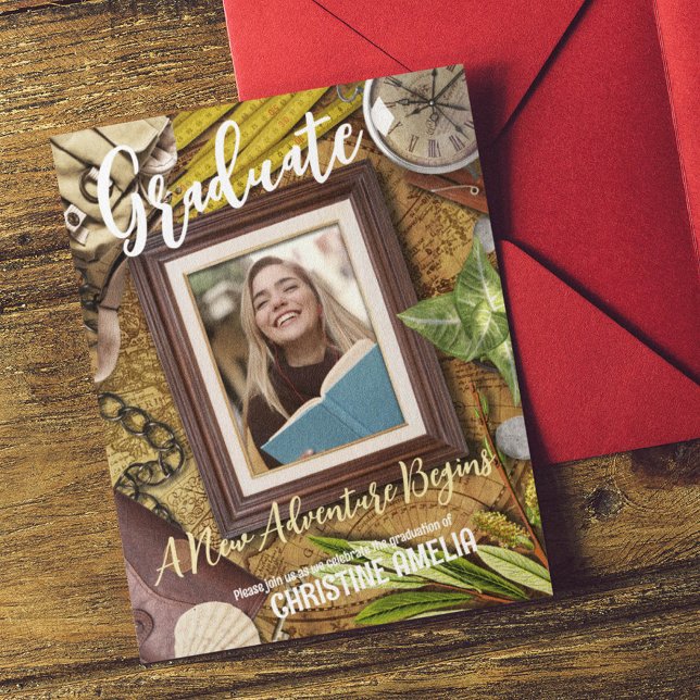 Convite Personalizar Graduação de Tema do Adventurador de  (Criador carregado)