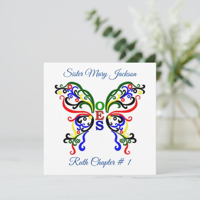 Convite Personalizar Ordem da Estrela Oriental (Em pé/Frente)