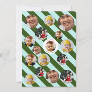 Convite Personalizar Quatro Fotos 🎄 Natal Festivo