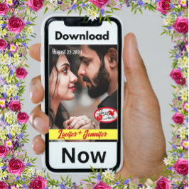 Convite Personalizar Vertical Moderno Elegante Salvar Data