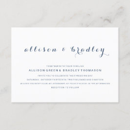 Convite Personalizável De Casamento De Script De M