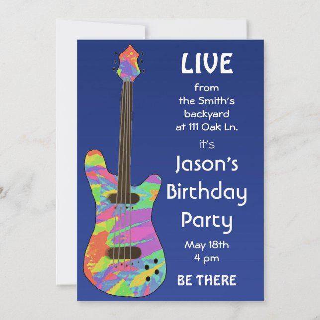 Convite Personalizável de Poster de Concertação Re (Frente)