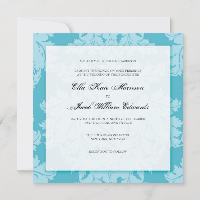 Convite personalizável para casamento: (Frente)