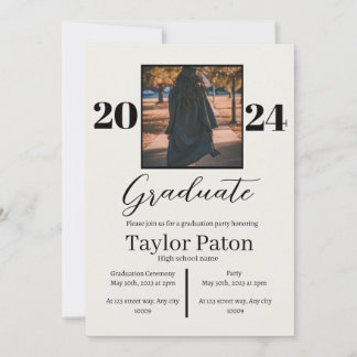 Convite Personalizável para Festa de Formatura de