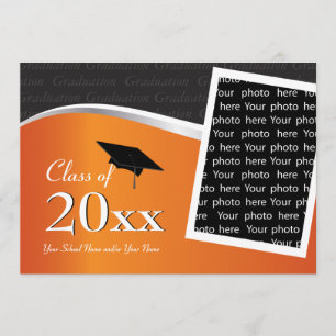 Convite Personalizável para Graduação em Laranj