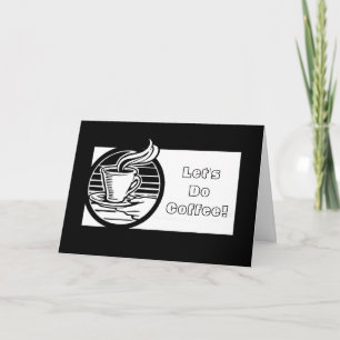 Convite Personalizável para Vamos Do Café