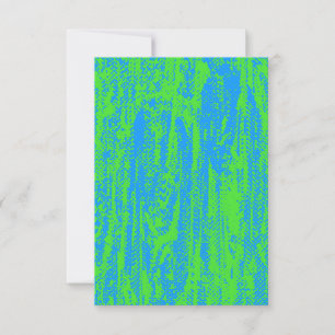 Convite personalizável para Vazio Grunge Neon Half