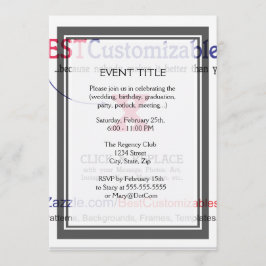 Convite  Personalize!