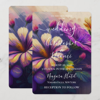 Convite PERSONALIZE: Flores Pintadas