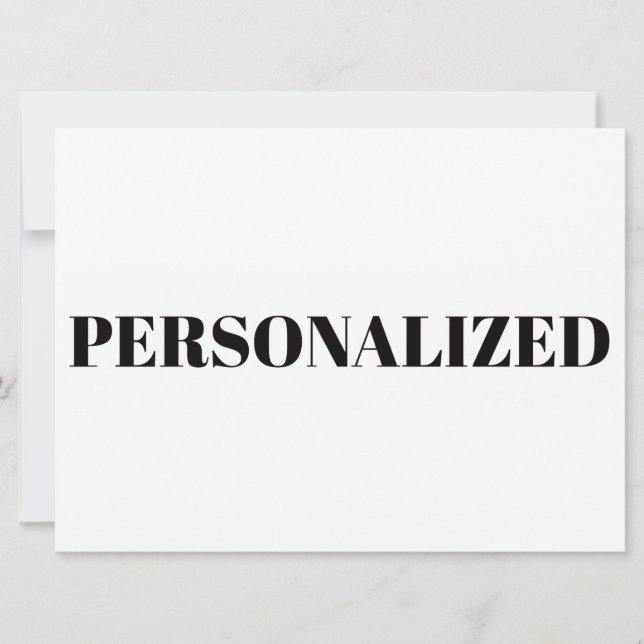Convite Personalize o Seu (Frente)