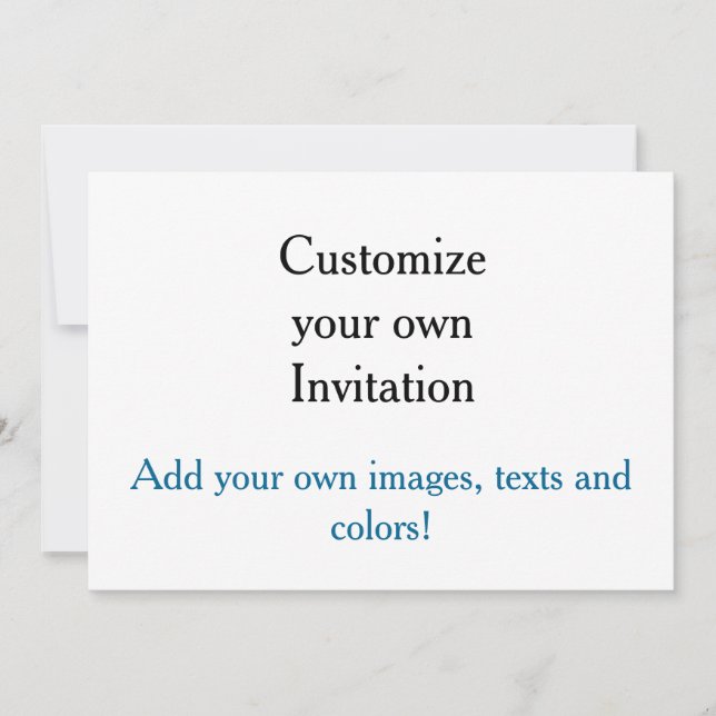 Convite Personalize o seu convite! (Frente)