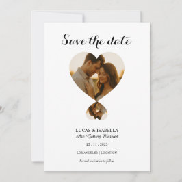 Convite Personalize Photo save the date card