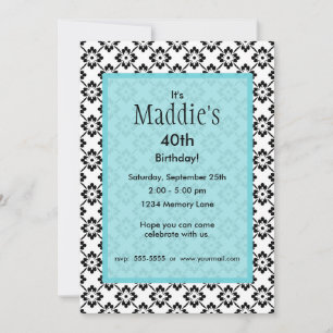 Convite Personalized Birthday Invitation