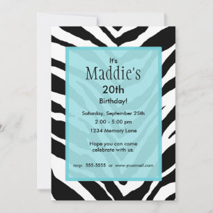 Convite Personalized Birthday Invitation