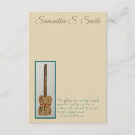 Convite Personalized Broom - St. Martin de Porres Notecard
