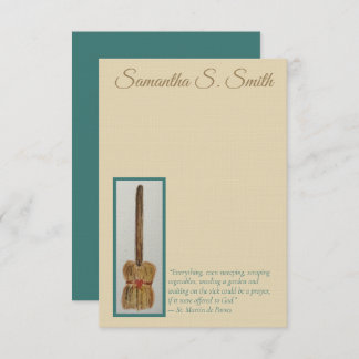 Convite Personalized Broom - St. Martin de Porres Notecard