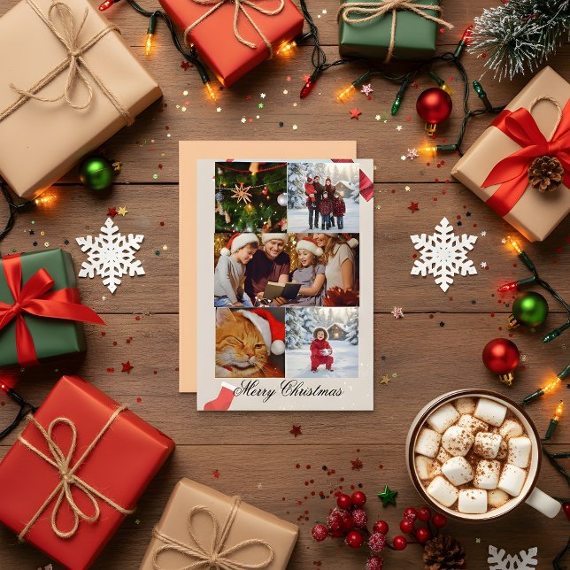 Convite Personalized Family Christmas Card 2025 | Light  (Criador carregado)