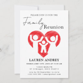 Convite Personalized Family Reunion Party Invitation