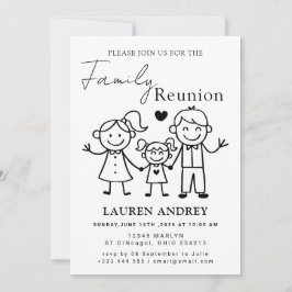 Convite Personalized Family Reunion Party Invitation