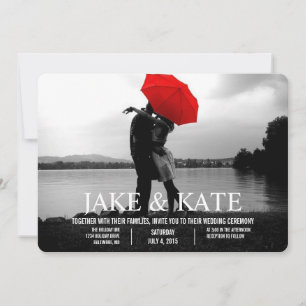 Convite Personalized Photo Card Wedding Invitation Names