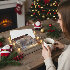 Convite Personalized Photo Christmas Greeting Card