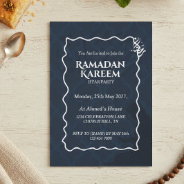 Convite Personalized Ramadan Kareem Iftar Invitation