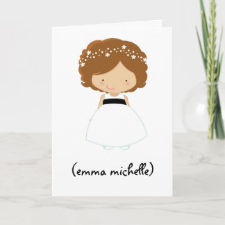 Convite Personalized "Will You Be My Flower Girl?" Card