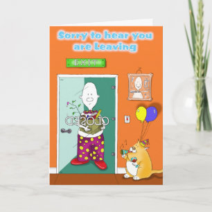 Convite pesaroso ouvi-lo estão saindo