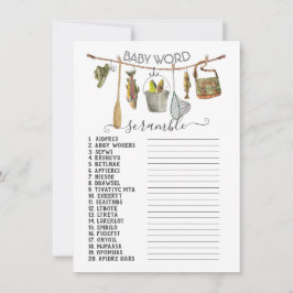 Convite Pesca com rolo de linha de costeleta Bebê com vers