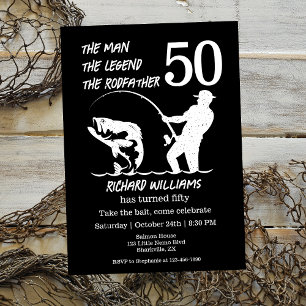 Convite Pesca da lenda Roddad 50º Aniversário
