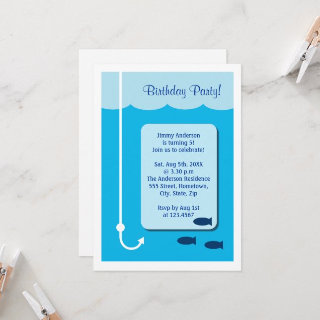 Convite Pesca de alto nível (Frente/Verso In Situ)