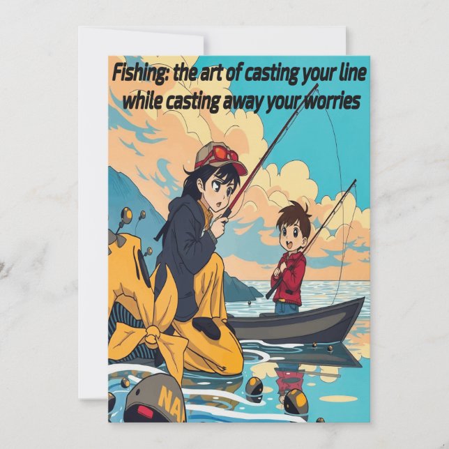 Convite Pesca e Família (Frente)